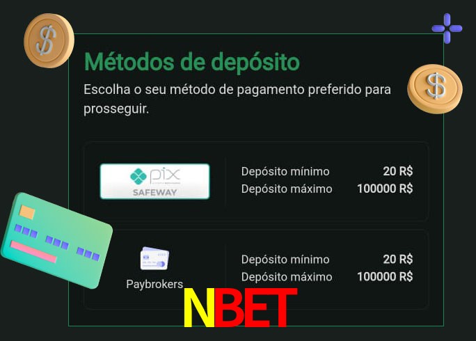 O cassino Nbet oferece uma grande variedade de métodos de pagamento